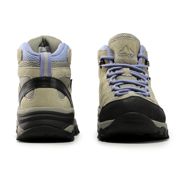 [Seeker] Women's Waterproof Hiking Boots - BEIGE/PURPLE - 5